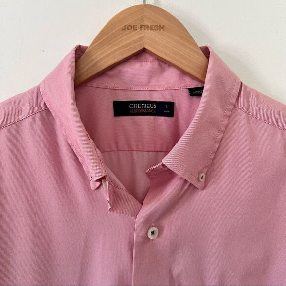Daniel Cremieux Pink Signature Label Performance Stretch Short Sleeve Shirt - Picture 5 of 9